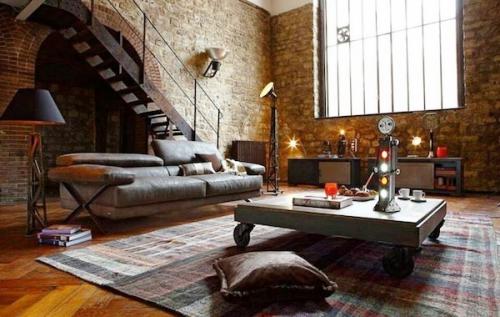 Стиль лофт обои. Общие характеристики