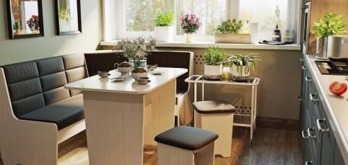 Стандартные габаритные размеры угловых диванов. Формы и размеры 15