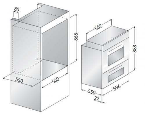 Выбор подходящих размеров для встроенного духового шкафа: основные советы 06