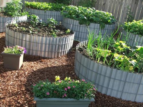 Высокие грядки из металла своими руками. Как сделать высокую грядку на даче своими руками : распространенные технологии