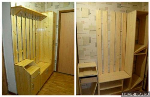 Как сделать прихожую своими руками. Изготовление мебели своими руками 09