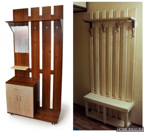 Как сделать прихожую своими руками. Изготовление мебели своими руками 08