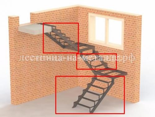 Каркас лестницы из металла своими руками. Как сделать поворотные ступени на металлической лестнице — доступно о важном