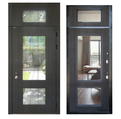 Двери с окном сверху. Зачем нужна фрамуга над входными дверями?