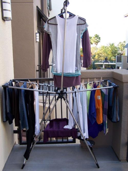 Сушилки для белья на балкон. Какими бывают конструкции