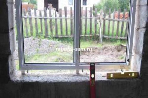 Как правильно установить пластиковое окно 05 Как правильно установить пластиковое окно 05