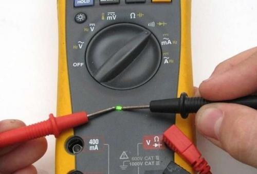 Как узнать напряжение светодиода мультиметром. Проверка мультиметром
