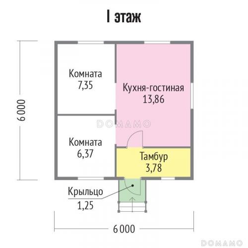 Топ-10 планировок дома 6х6: идеальные варианты для вашего пространства 18 Топ-10 планировок дома 6х6: идеальные варианты для вашего пространства 18