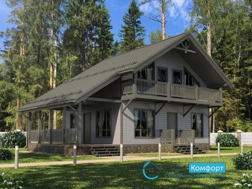 Преимущества двухэтажного дома 6х6 из бруса: комфорт и экологичность 09