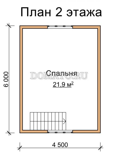 Какие особенности планировки дома 6 на 6 с мансардой. Проект и планировка дома 6 на 6 Д39