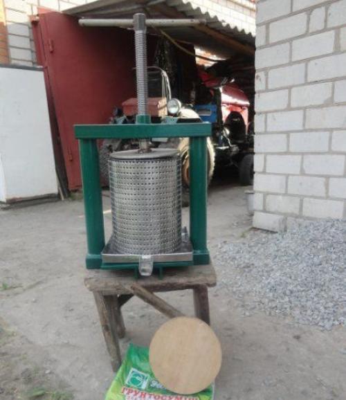 Пресс для фруктов своими руками. Как сделать винтовой пресс-соковыжималку своими руками