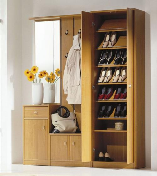 Прихожая размеры мебели. Функциональные элементы