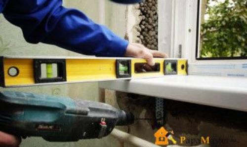 Как установить пластиковый подоконник своими руками. Установка подоконника из пластика 12