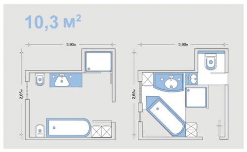 Стандартная площадь ванной комнаты. Какой размер по стандартам в ванной комнате